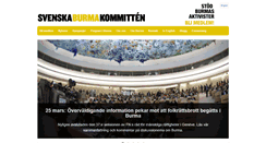 Desktop Screenshot of burmakommitten.org