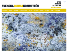 Tablet Screenshot of burmakommitten.org